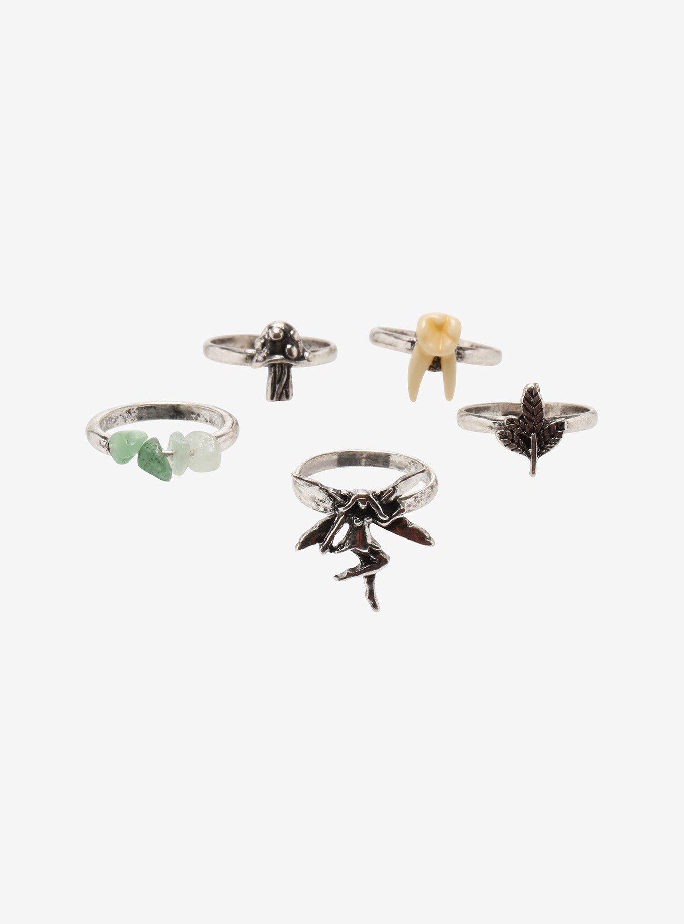 Tooth Fairy Crystal Ring Set | Hot Topic
