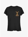 Yellowstone Wear The Brand Girls T-Shirt, BLACK, hi-res