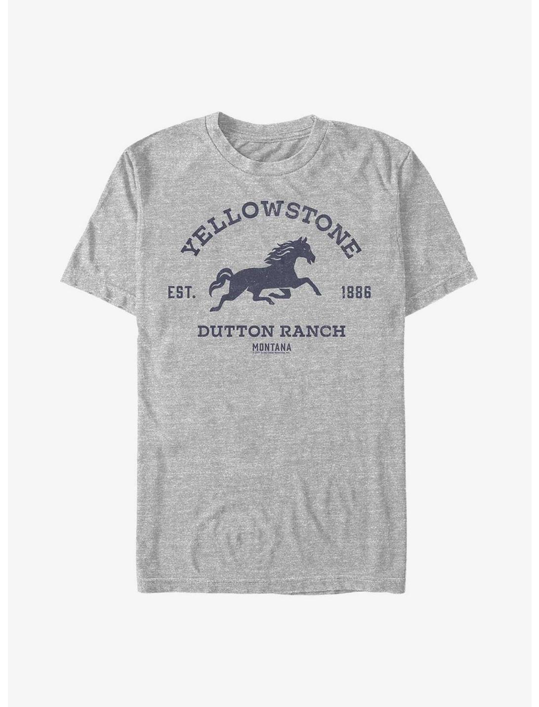 Yellowstone Dutton Ranch Badge T-Shirt, ATH HTR, hi-res