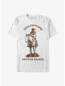 Yellowstone Man On Horse Brown T-Shirt, , hi-res