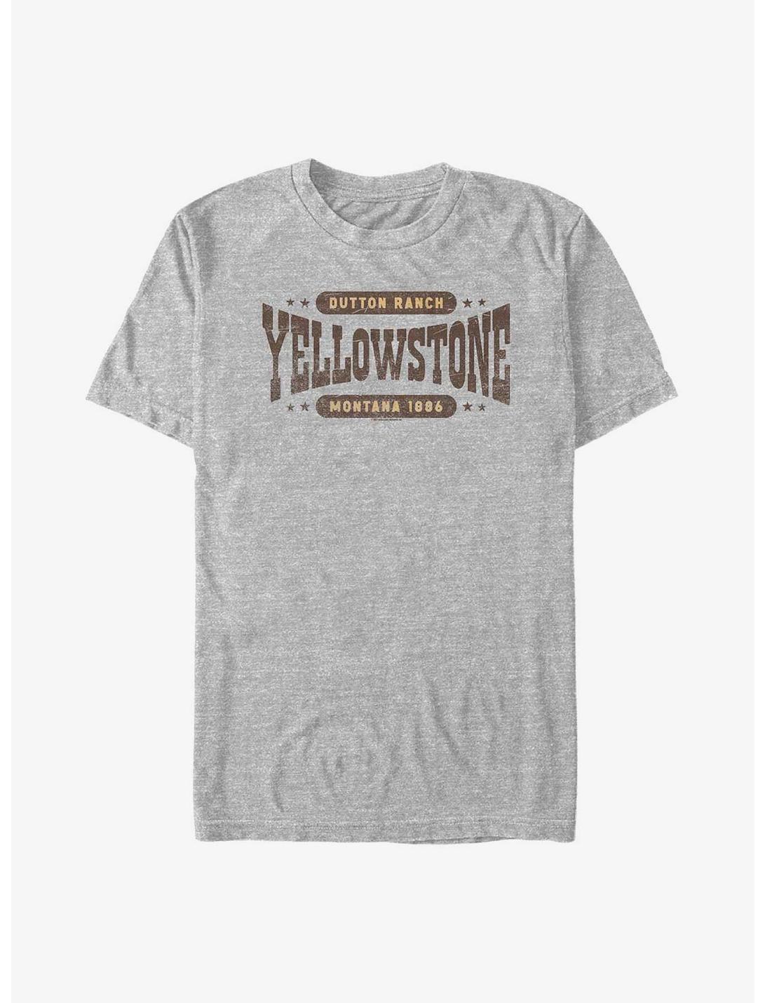 Yellowstone Dutton Ranch Montana T-Shirt, ATH HTR, hi-res