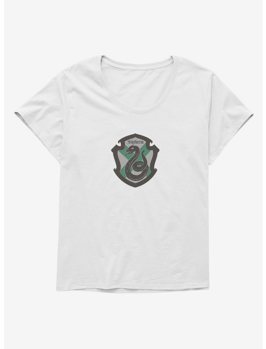 Harry Potter Simple Slytherin Girls T-Shirt Plus Size, WHITE, hi-res