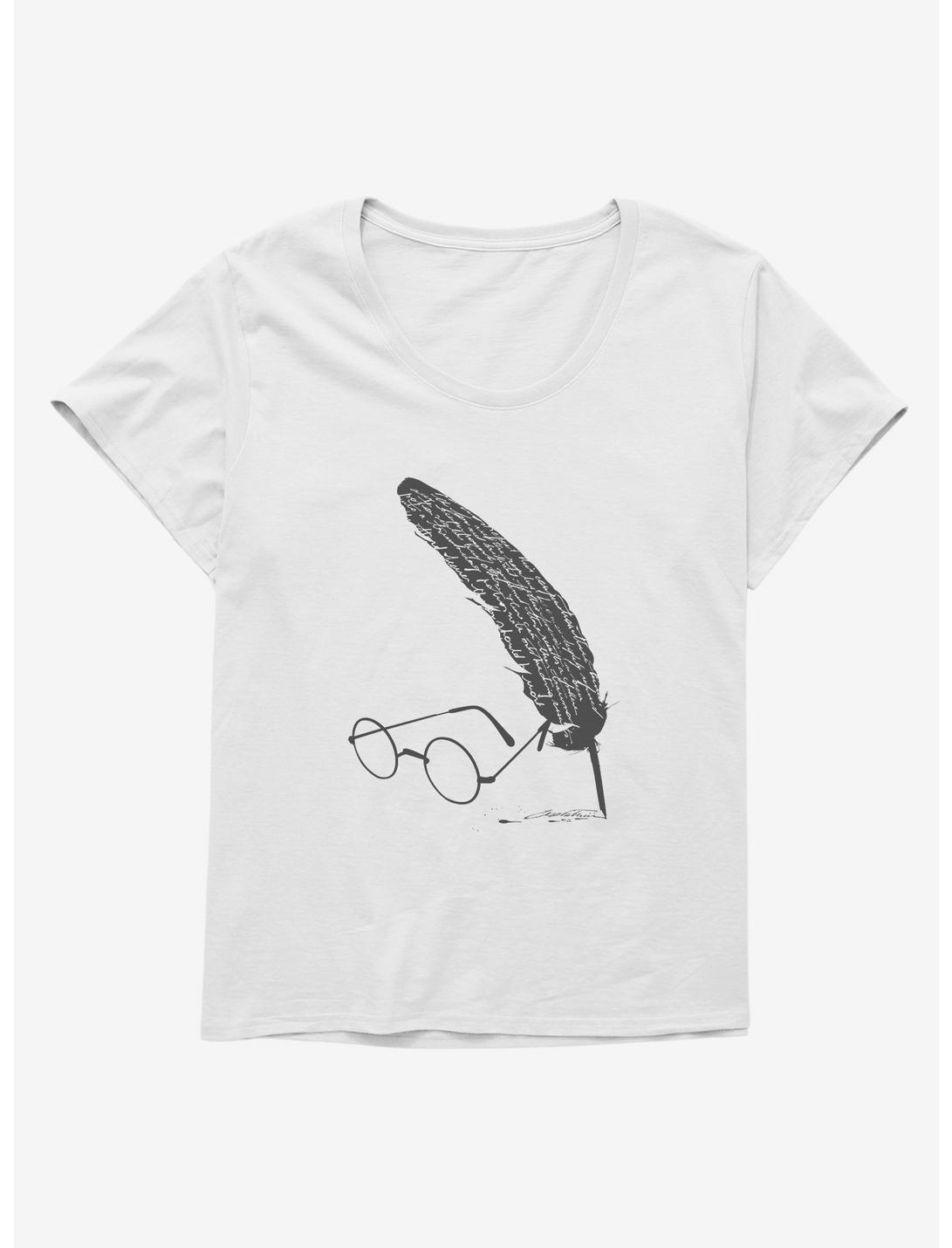 Harry Potter Glasses & Quill Girls T-Shirt Plus Size, , hi-res