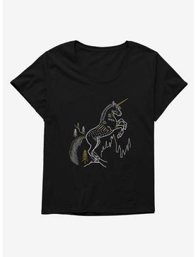 Harry Potter Simple Unicorn Girls T-Shirt Plus Size, , hi-res