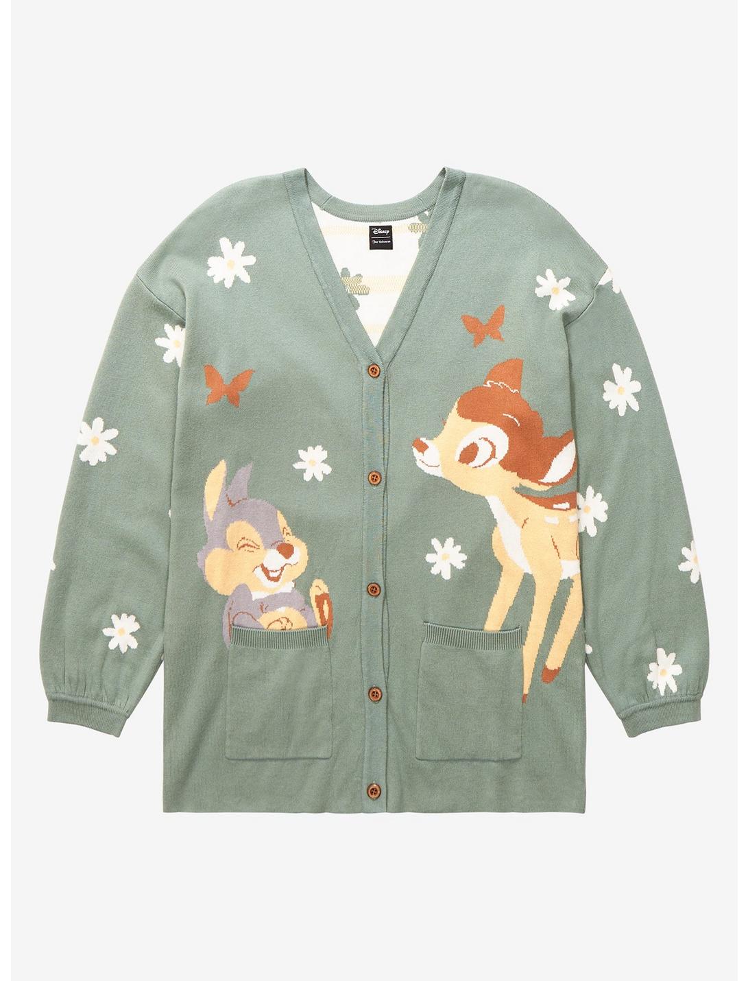 Our Universe Disney Bambi 80th Anniversary Thumper & Bambi Floral Women’s Cardigan - BoxLunch Exclusive