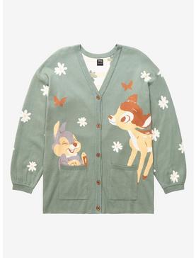 Our Universe Disney Bambi 80th Anniversary Thumper & Bambi Floral Women’s Cardigan - BoxLunch Exclusive, , hi-res
