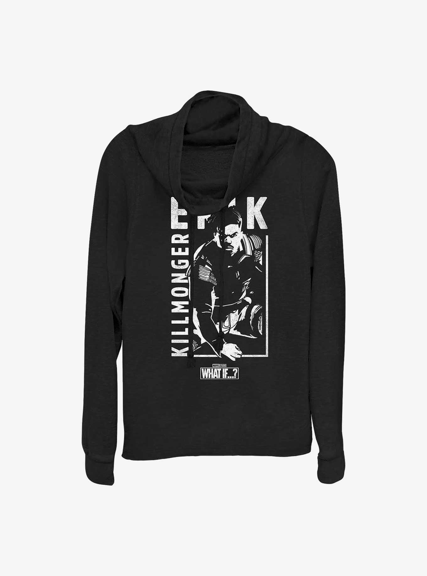 What If?? Erik Killmonger Was Special-Ops Girls Cowlneck Long-Sleeve Top, , hi-res