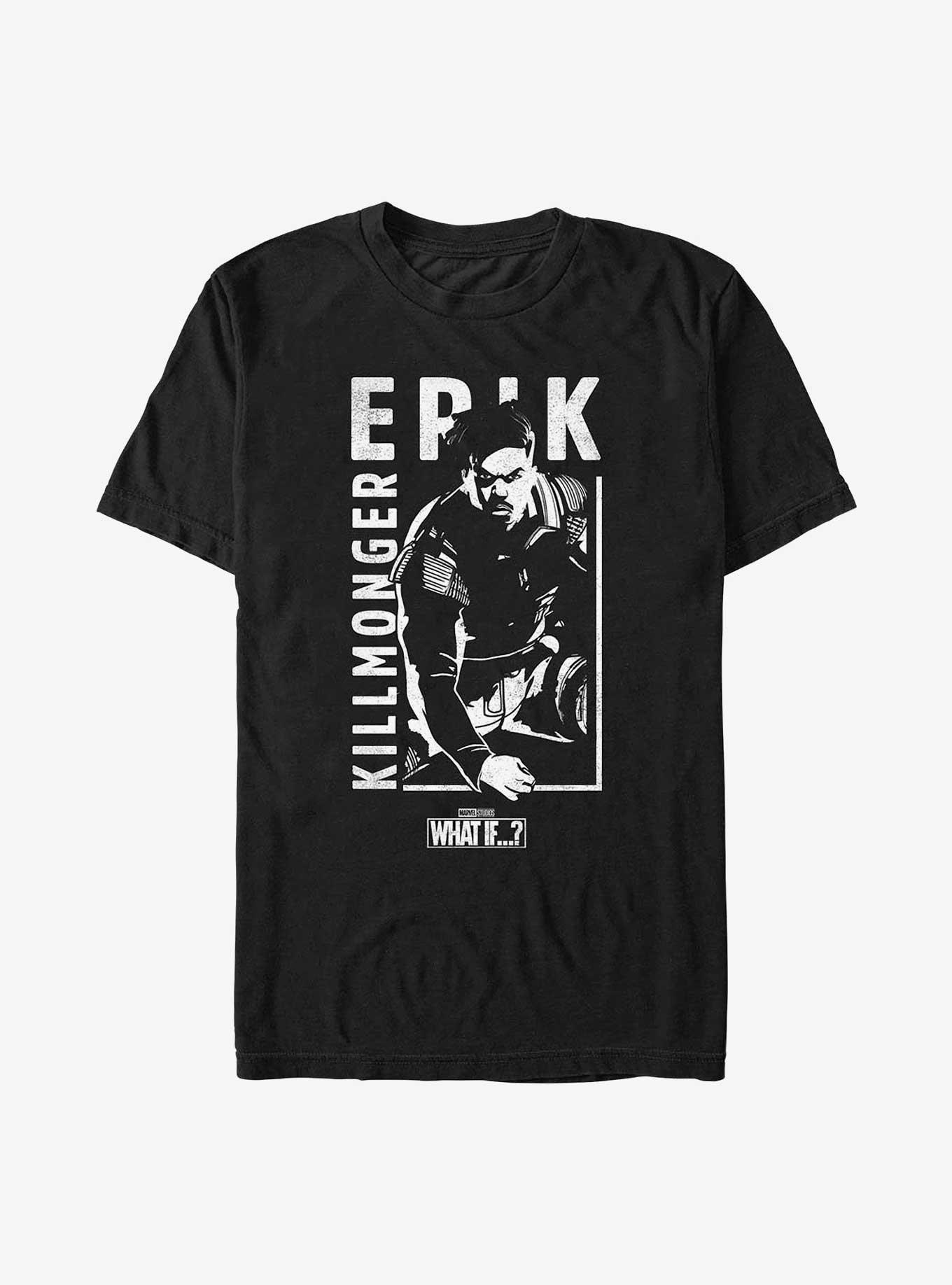 What If?? Erik Killmonger Was Special-Ops T-Shirt, BLACK, hi-res view 1