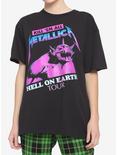 Metallica Kill 'Em All Hell On Earth Tour Girls T-Shirt, BLACK, hi-res