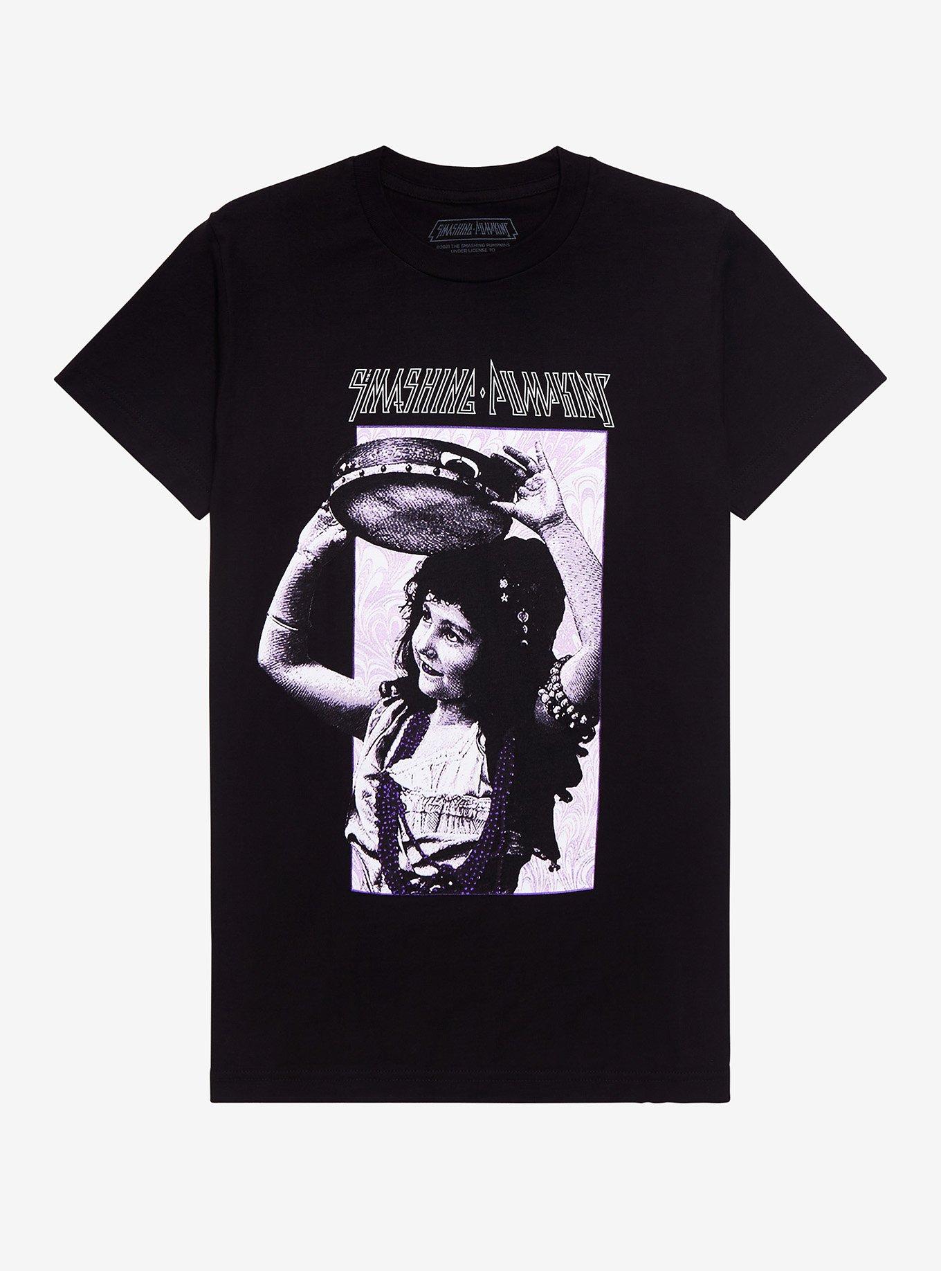 Smashing Pumpkin I Am One Single Art Girls T-Shirt, BLACK, hi-res