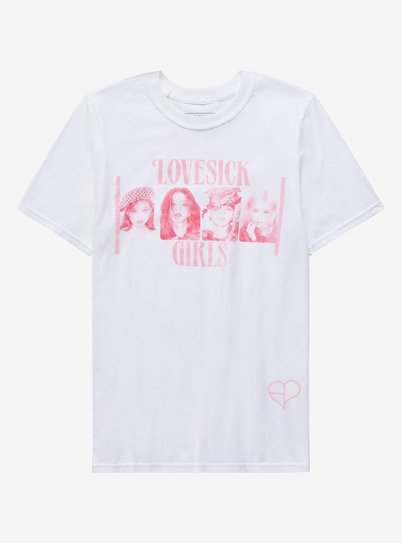 BLACKPINK Lovesick Girls Girls T-Shirt, BRIGHT WHITE, hi-res