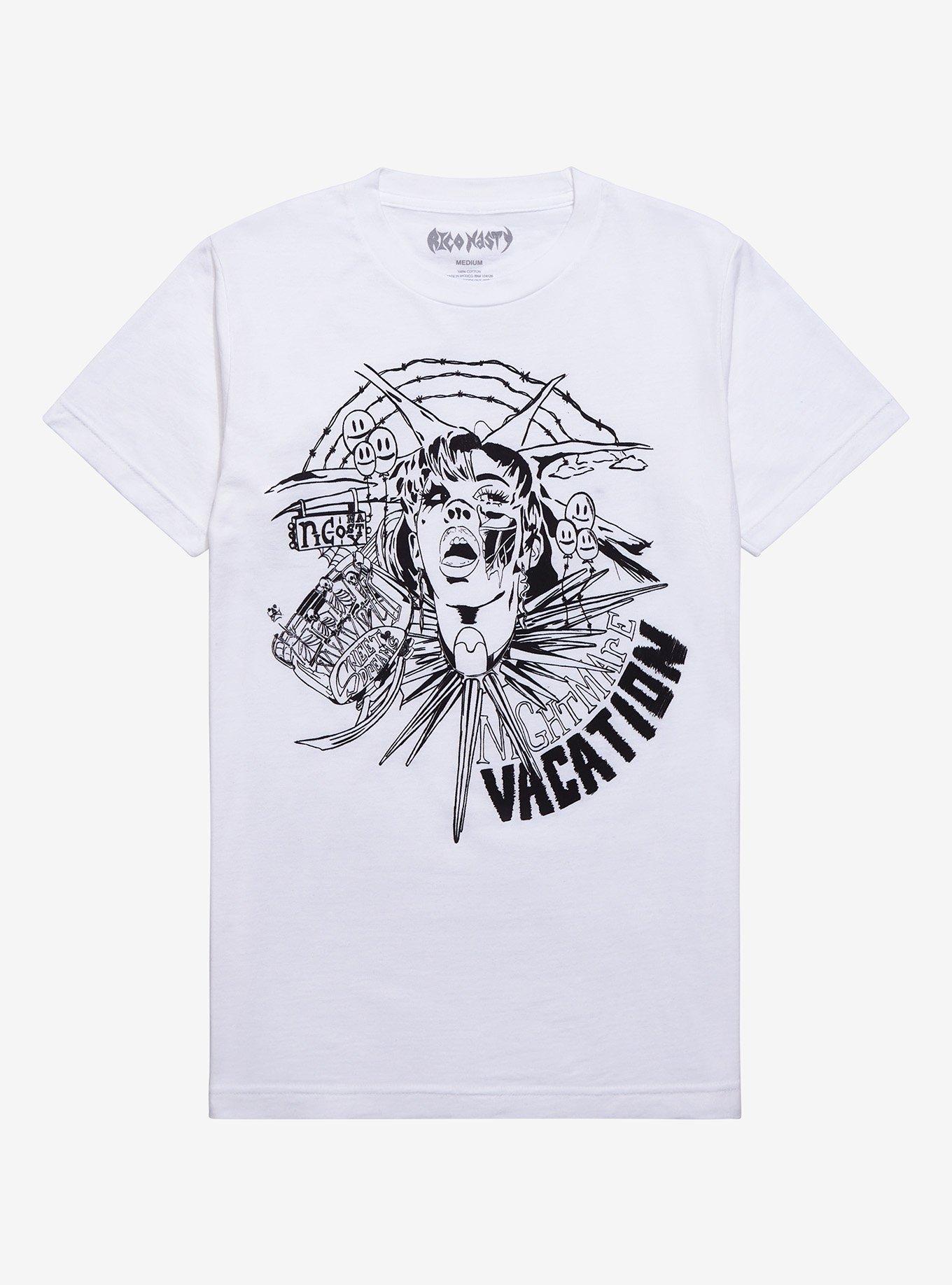 Rico Nasty Nightmare Vacation Girls T-Shirt, GREY, hi-res