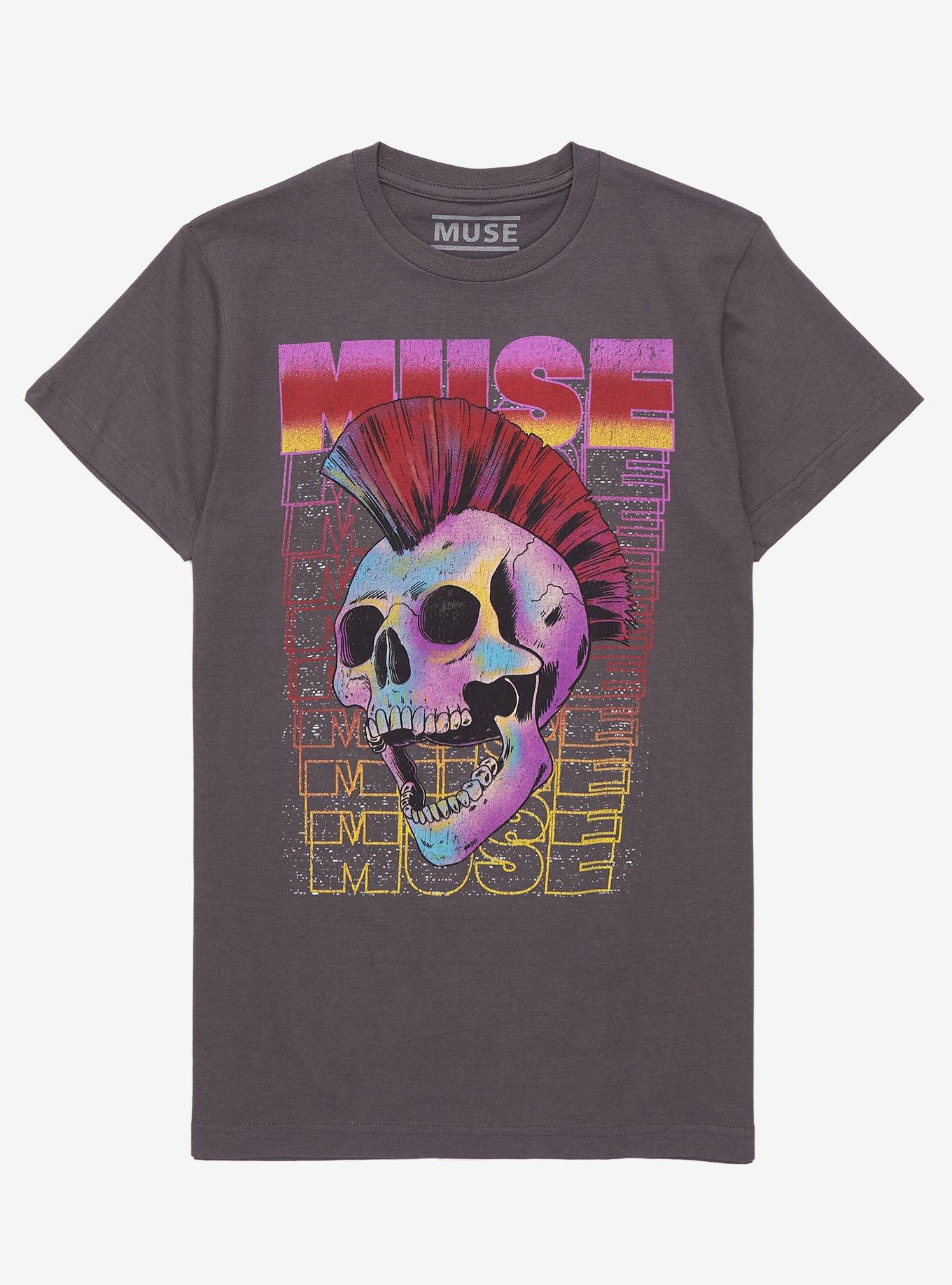 Muse - Simulation Theory - Mohawk Skull Hoodie - Size Medium