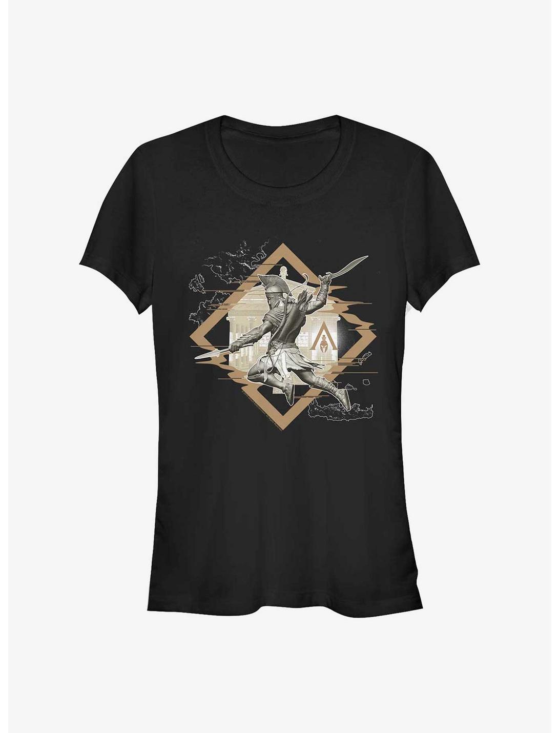 Assassin's Creed Diamond Alexios Girls T-Shirt, BLACK, hi-res
