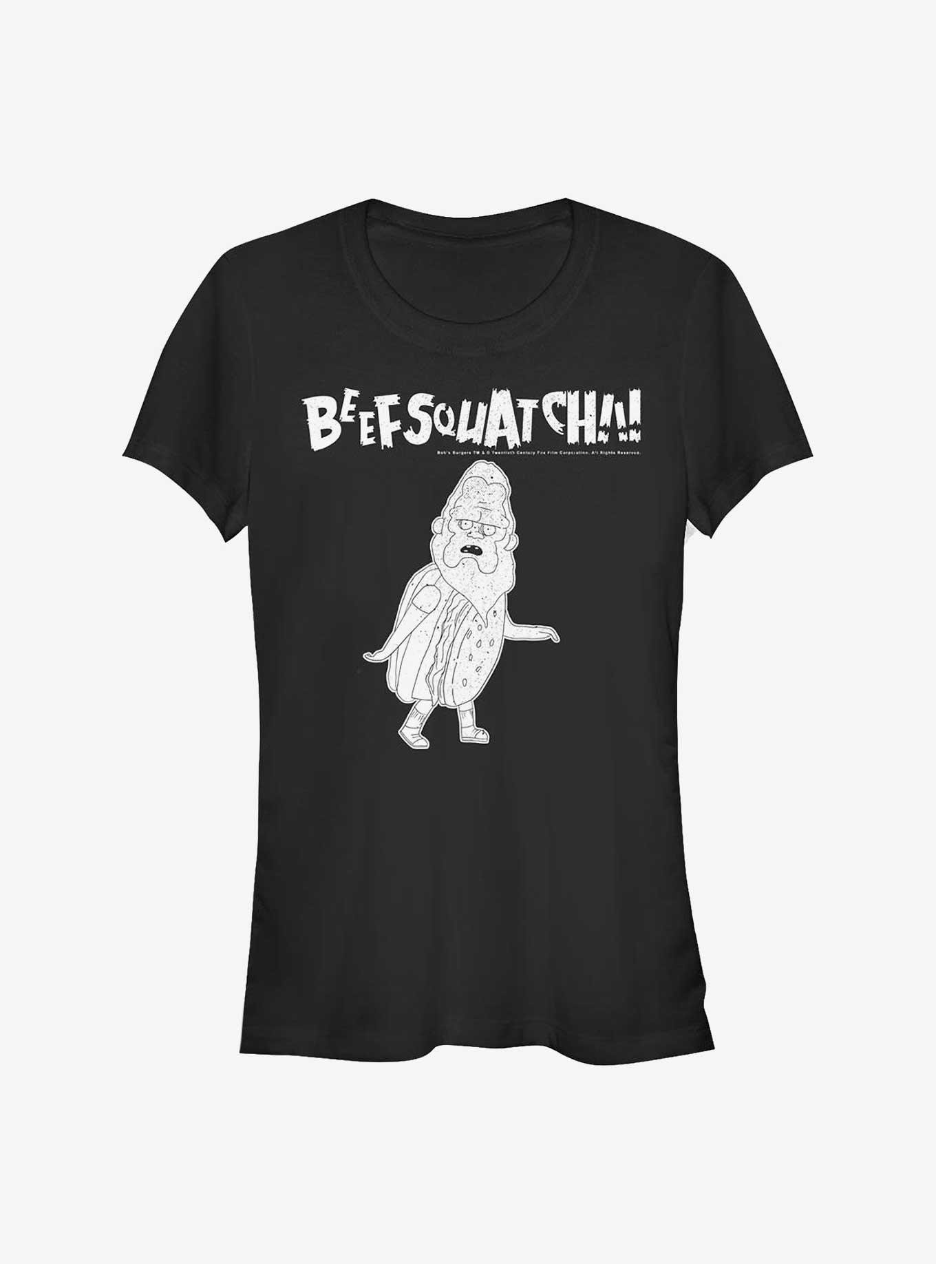 Bob's Burgers Beefsquatch Roams Girls T-Shirt, BLACK, hi-res