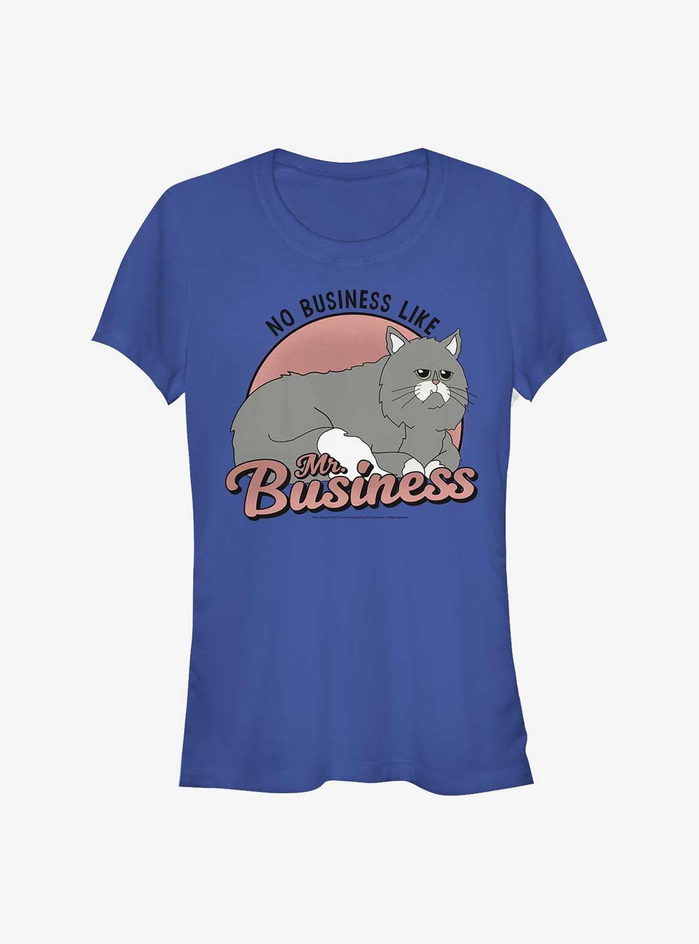 Bob's Burgers No Business Like Mr.Business Girls T-Shirt, ROYAL, hi-res