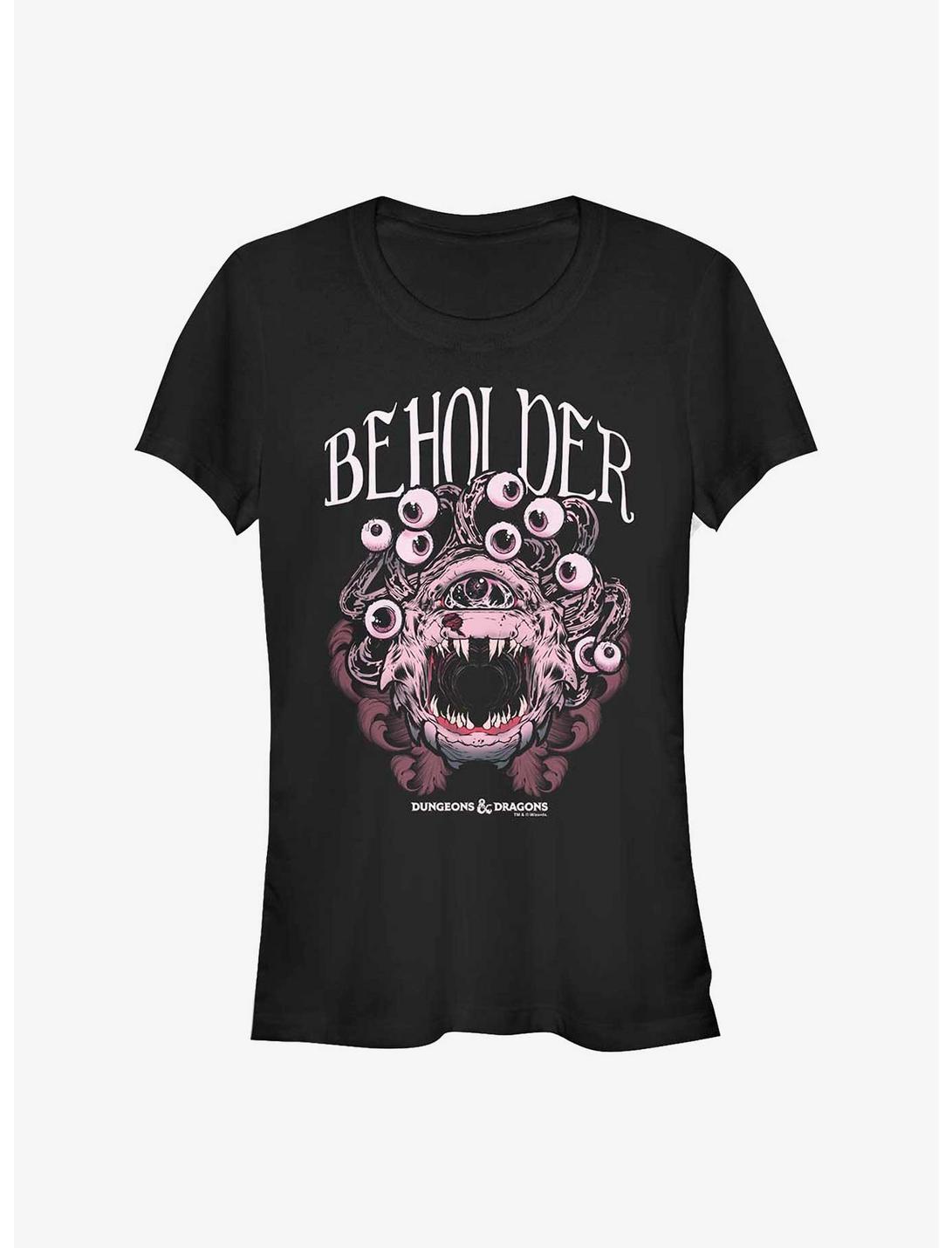 Dungeons And Dragons Beholder Monster Icon Girls T-Shirt, BLACK, hi-res
