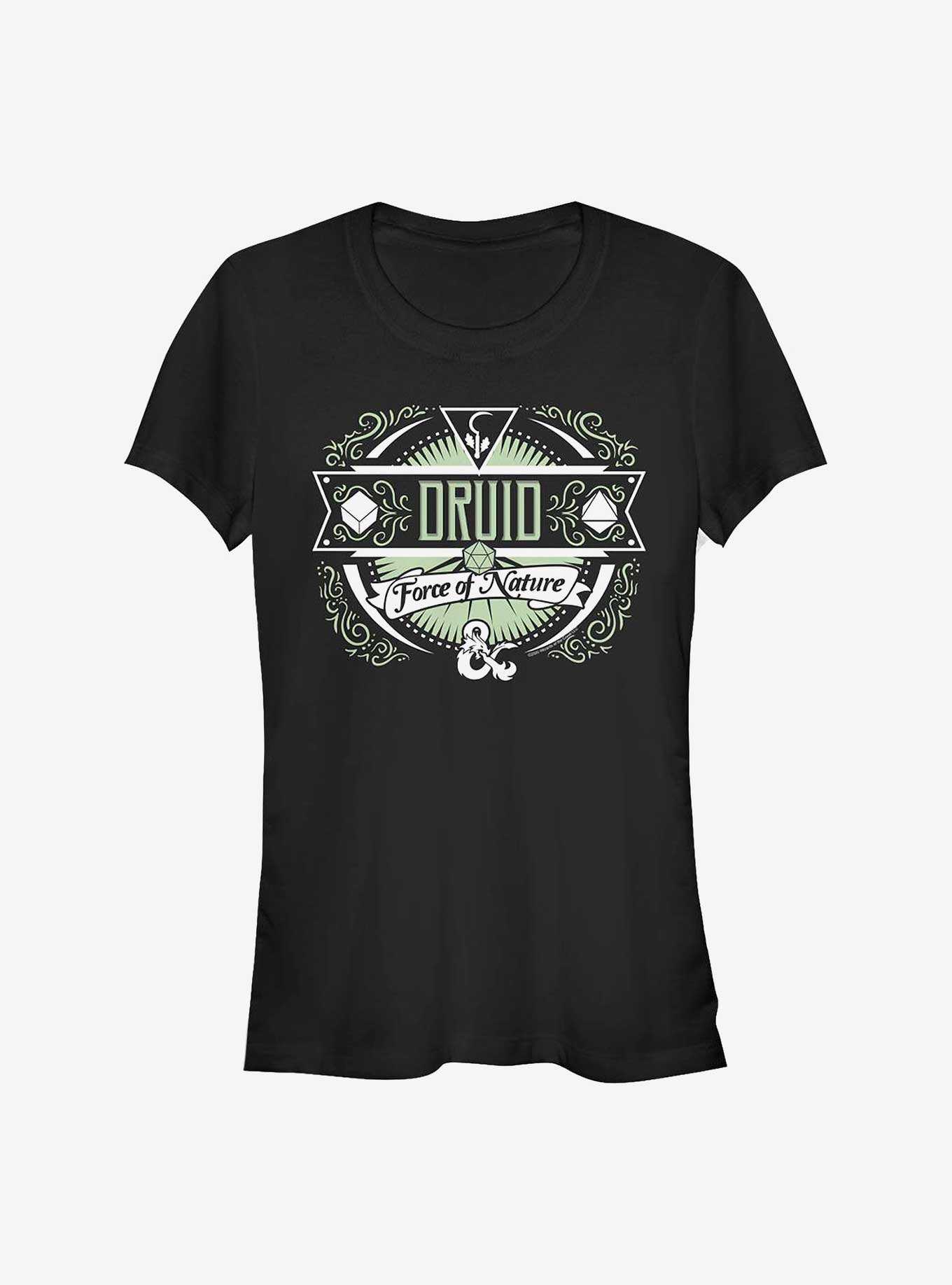 Dungeons And Dragons Druid Label Girls T-Shirt, , hi-res