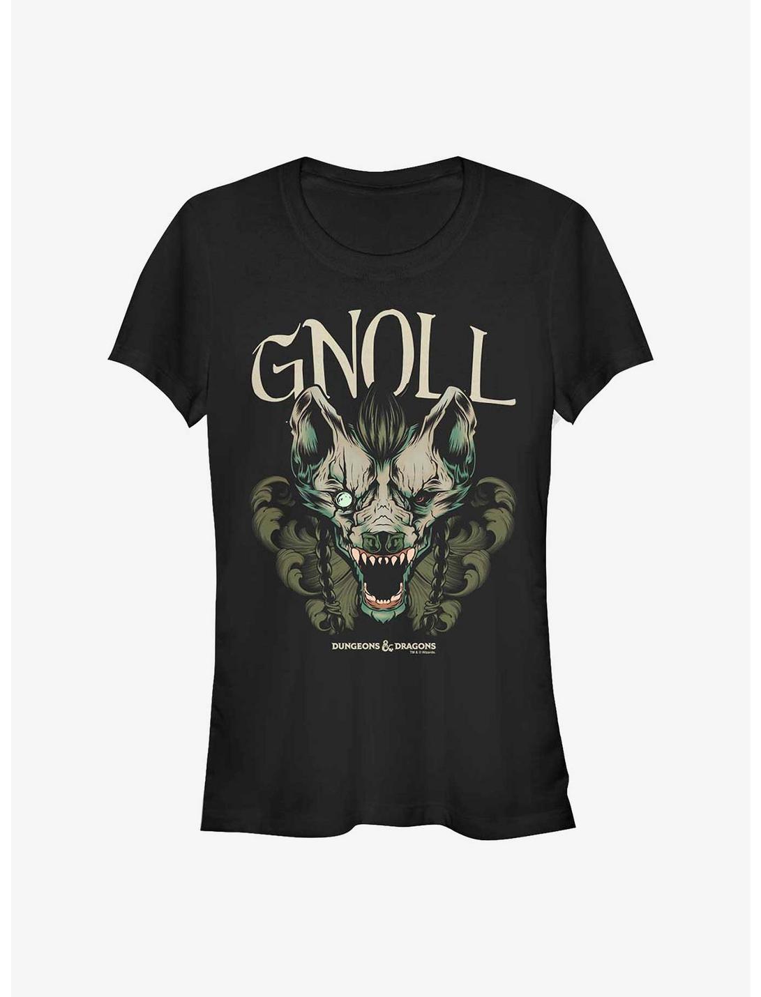 Dungeons And Dragons Gnoll Monster Icon Girls T-Shirt, BLACK, hi-res