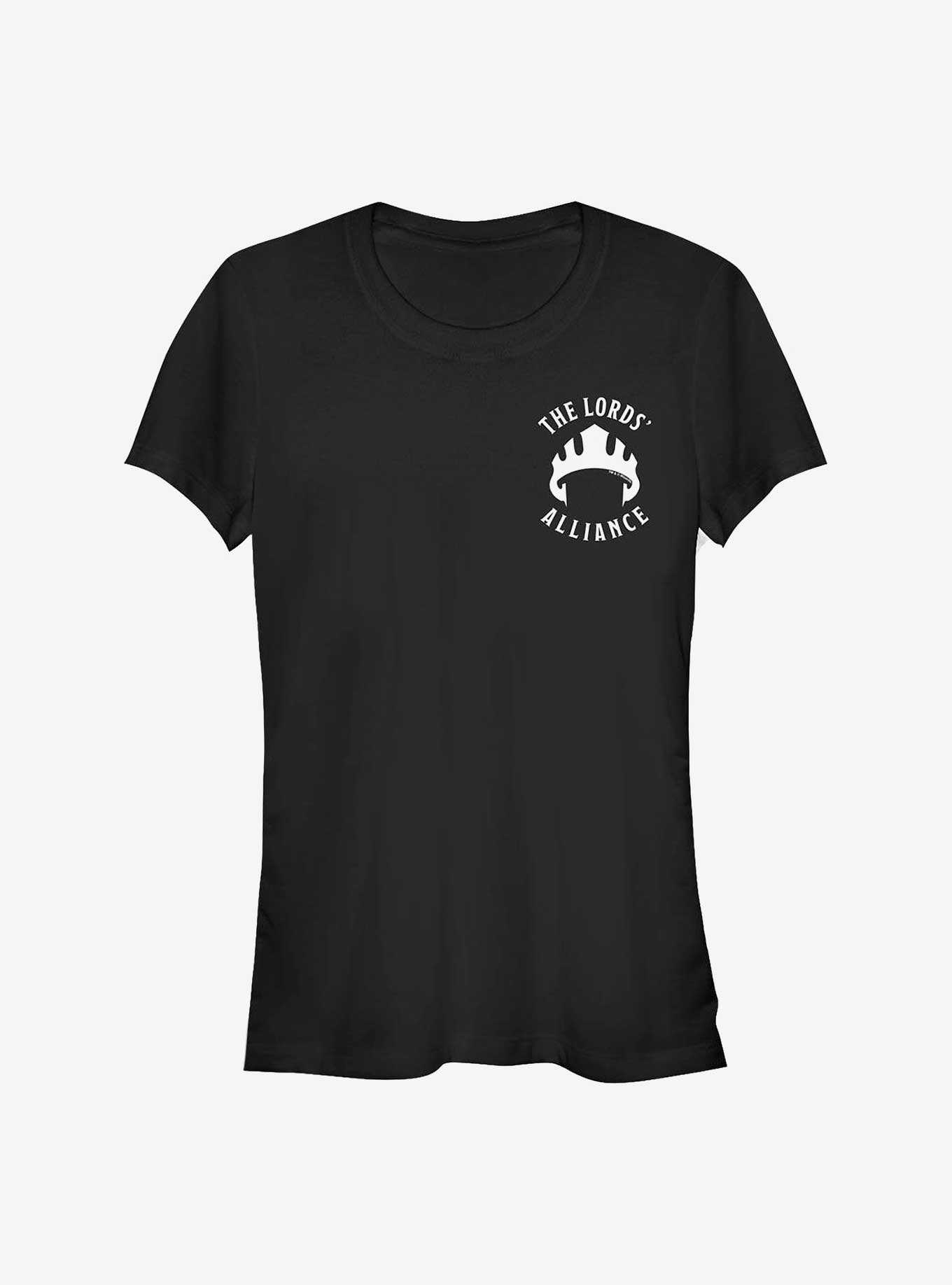 Dungeons And Dragons Lord's Alliance Solid Logo Girls T-Shirt, , hi-res