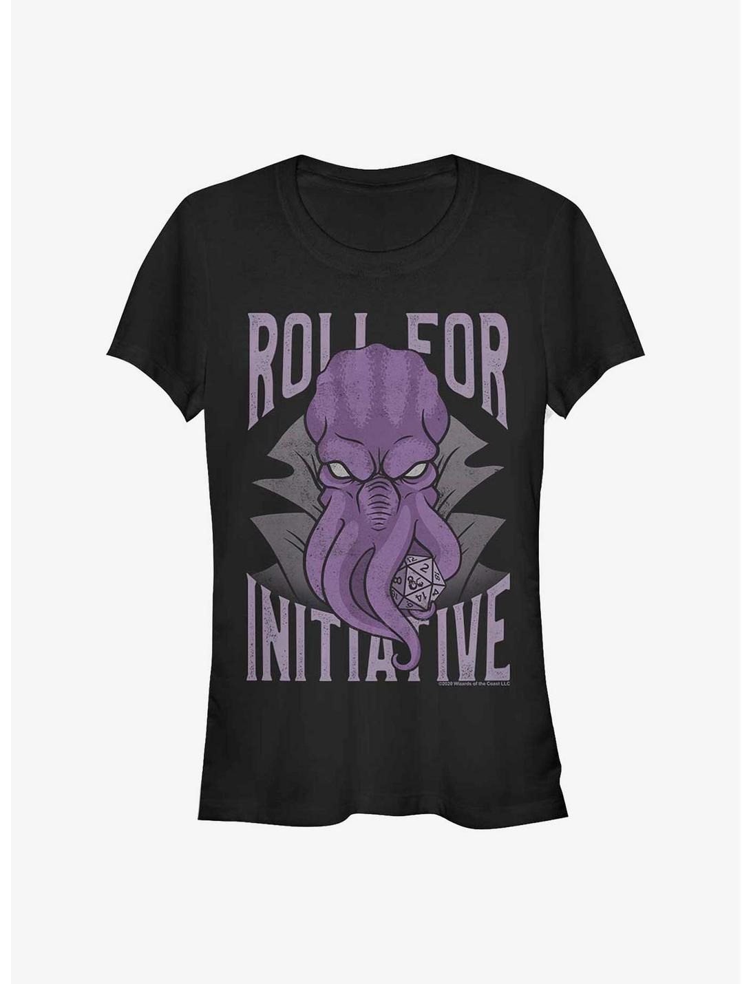 Dungeons And Dragons Mindflayer Initiative Girls T-Shirt, BLACK, hi-res