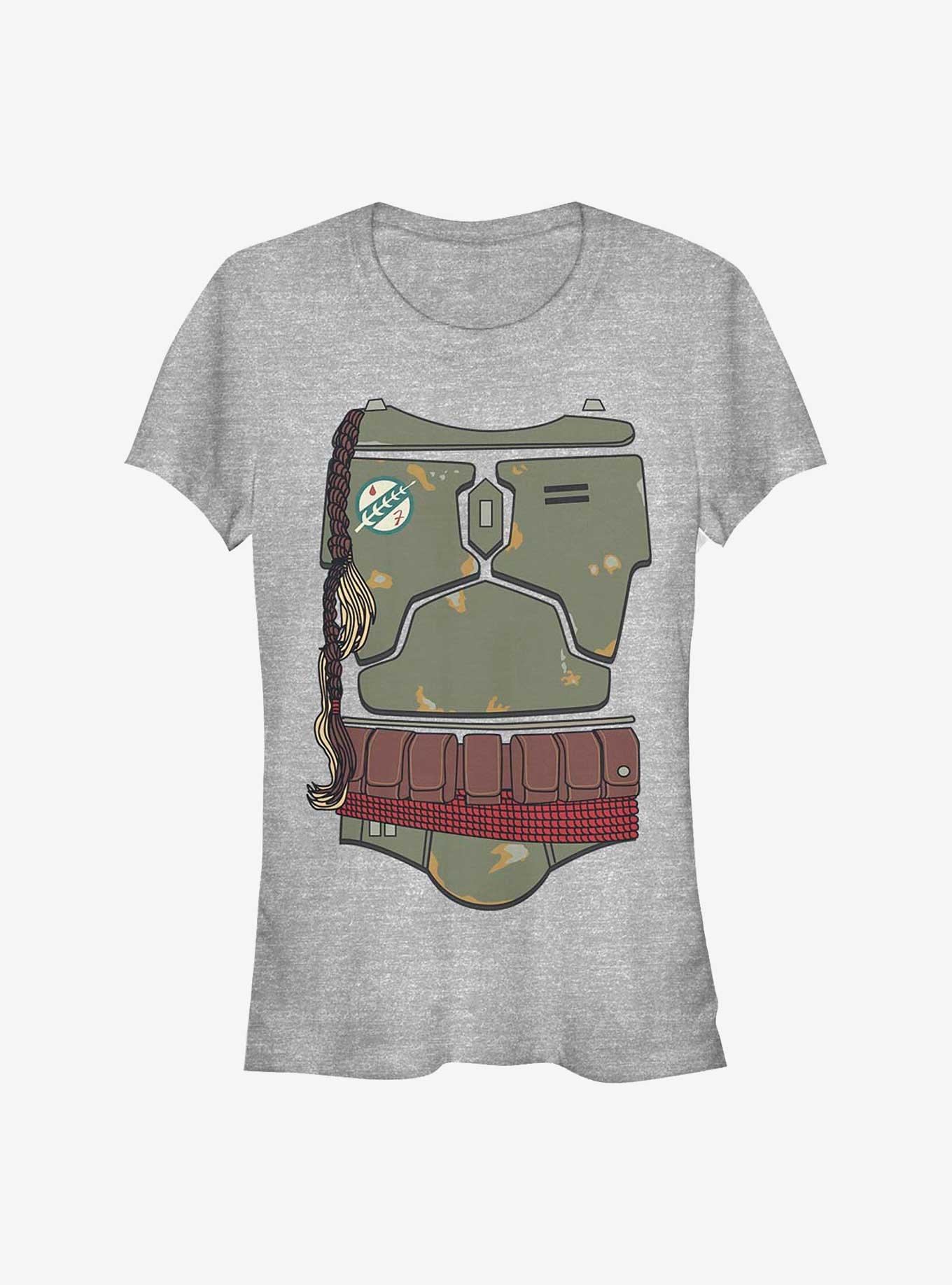 Star Wars Boba Fett Costume Girls T-Shirt, ATH HTR, hi-res