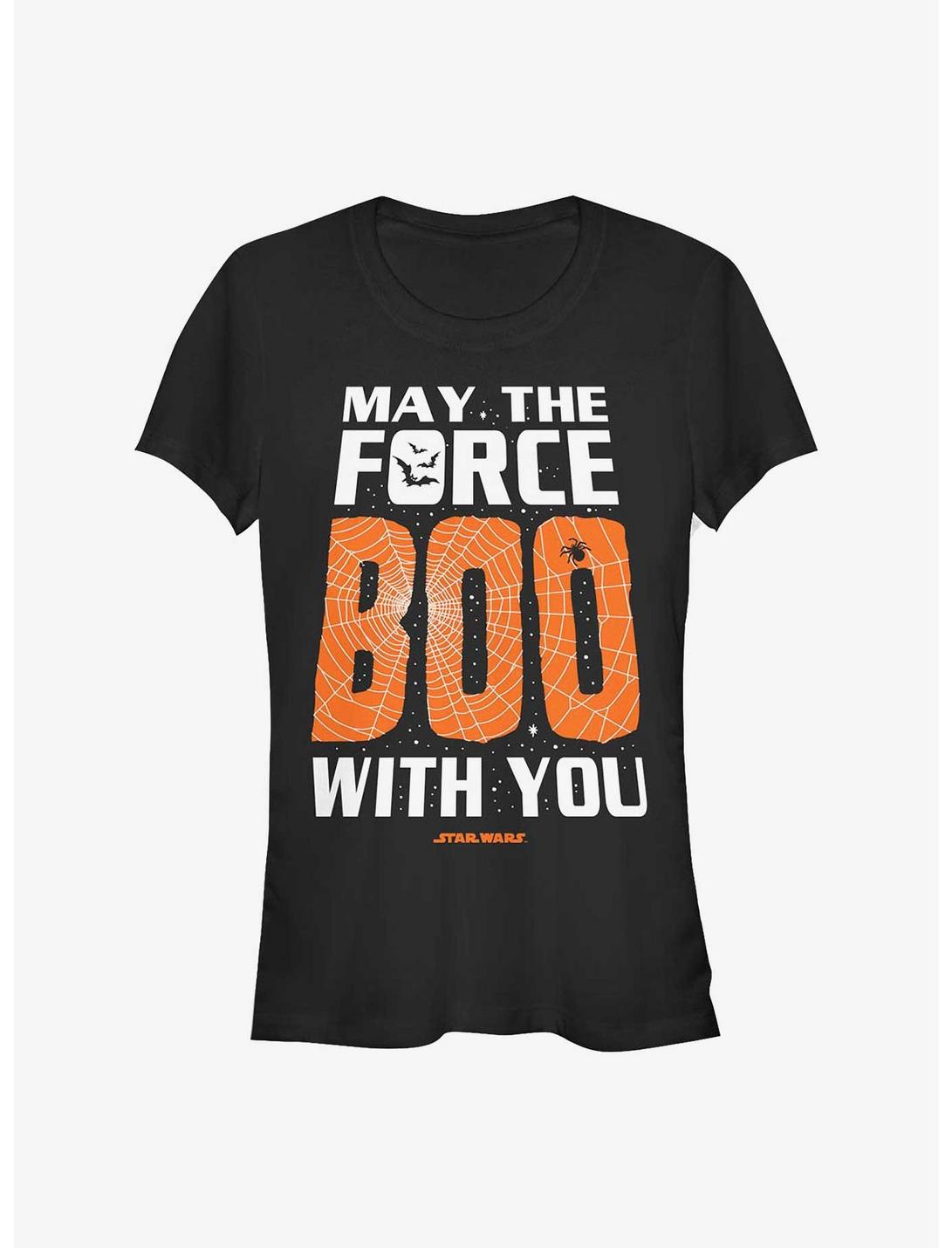 Star Wars Boo With You Halloween Girls T-Shirt, BLACK, hi-res