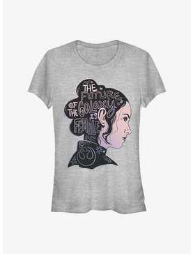 Star Wars The Future Of The Galaxy Is Female Silhouette Girls T-Shirt, , hi-res