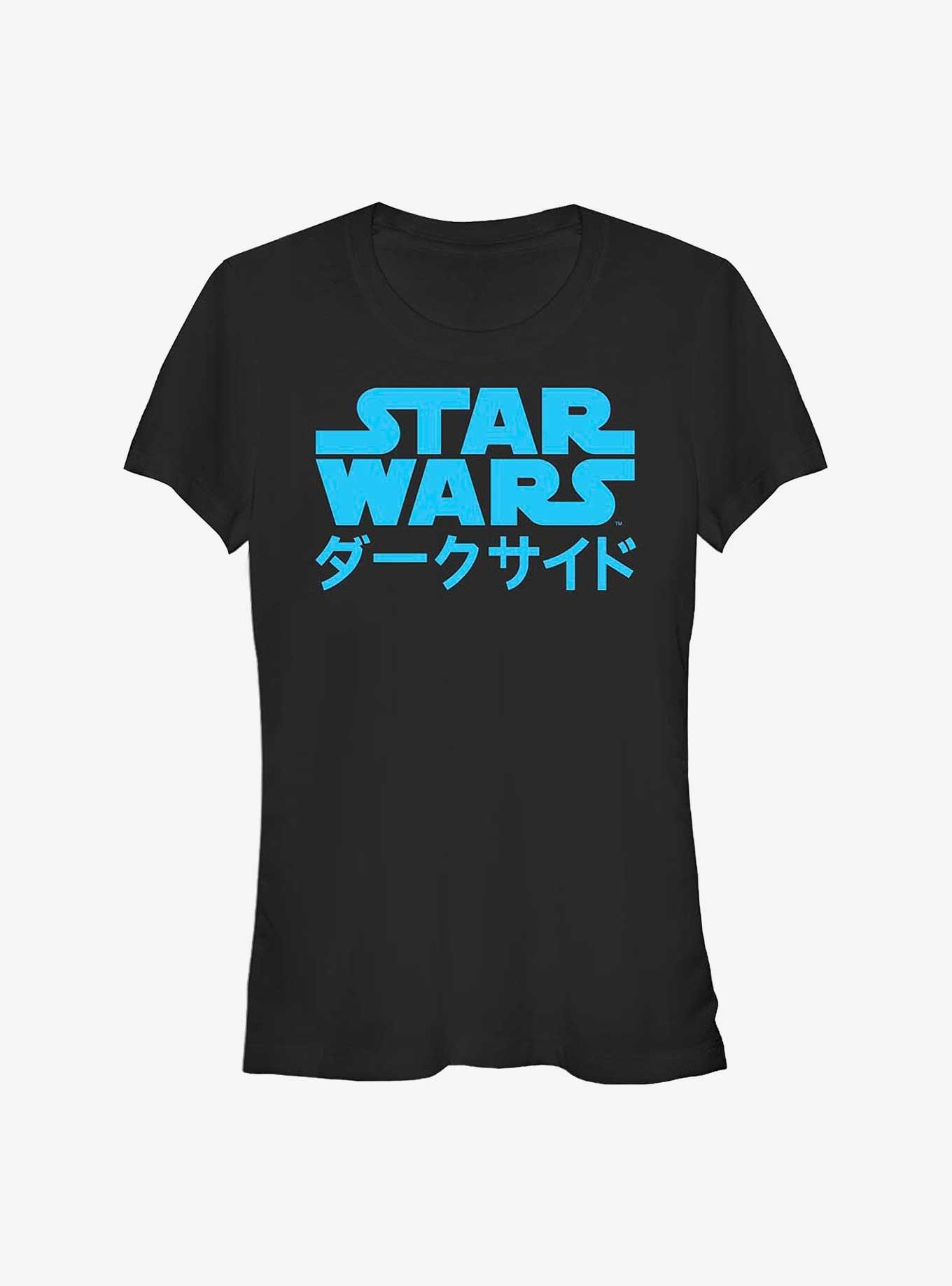 Star Wars Japanese Text Logo Girls T-Shirt