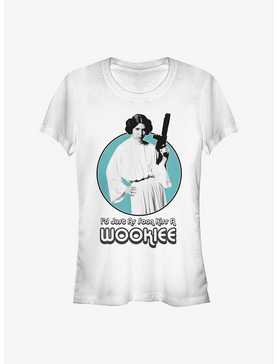 Star Wars Kiss A Wookiee Leia Girls T-Shirt, , hi-res