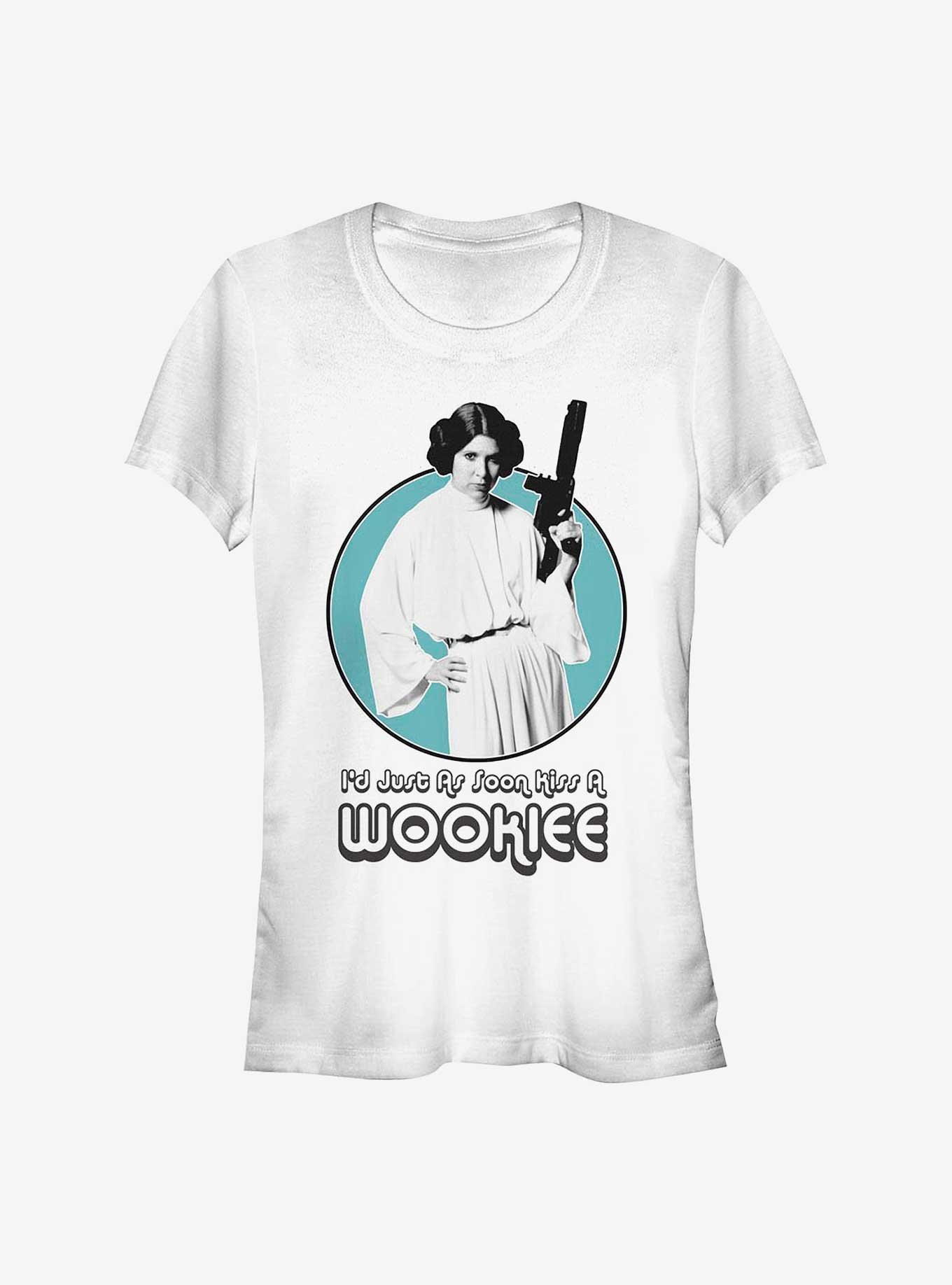 Star Wars Kiss A Wookiee Leia Girls T-Shirt, , hi-res