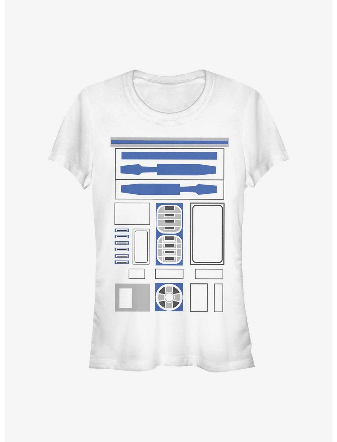 Star Wars R2-D2 Uniform Girls T-Shirt, WHITE, hi-res