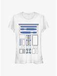 Star Wars R2-D2 Uniform Girls T-Shirt, WHITE, hi-res