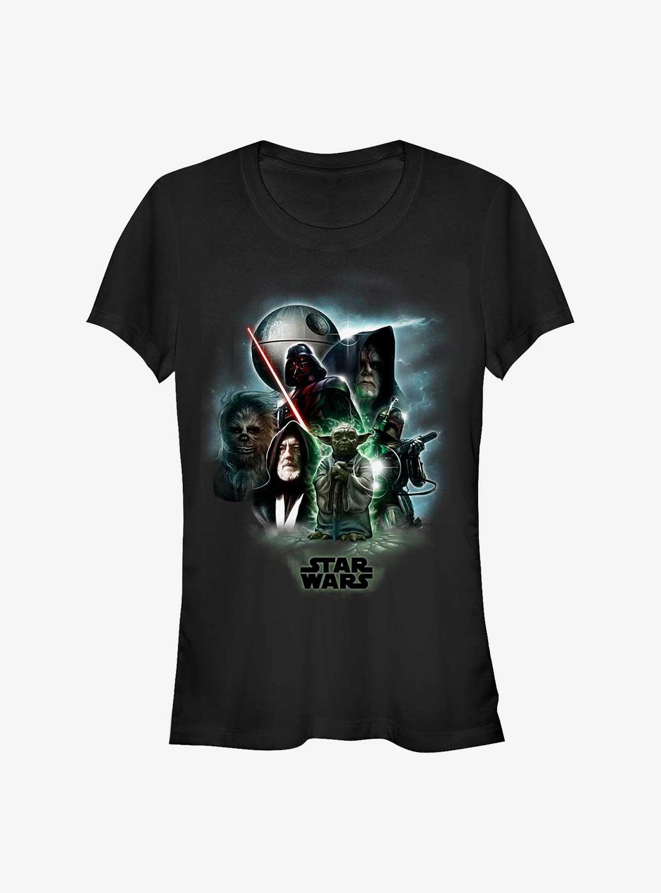 Star Wars Starwars Universe Girls T-Shirt, BLACK, hi-res