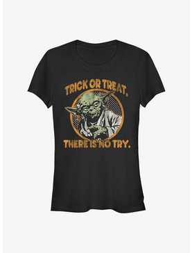 Star Wars Trick Or Treat, There Is No Try Yoda Halloween Girls T-Shirt, , hi-res