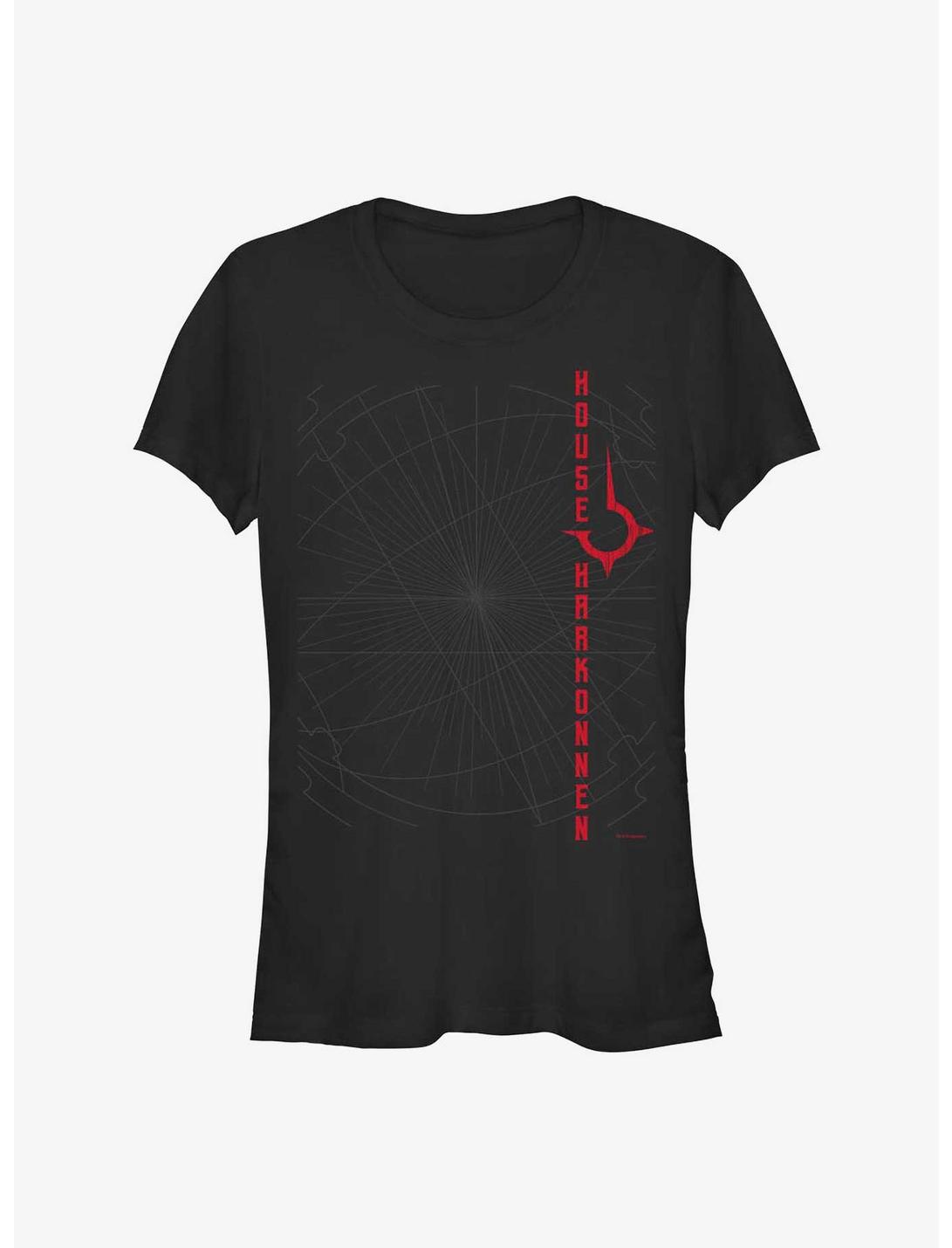Dune Harkonnen Tech Girls T-Shirt, BLACK, hi-res