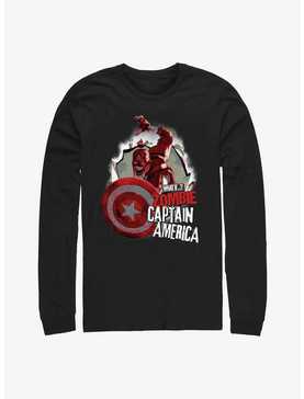 Marvel What If...? Zombie Cap Poster Long-Sleeve T-Shirt, , hi-res