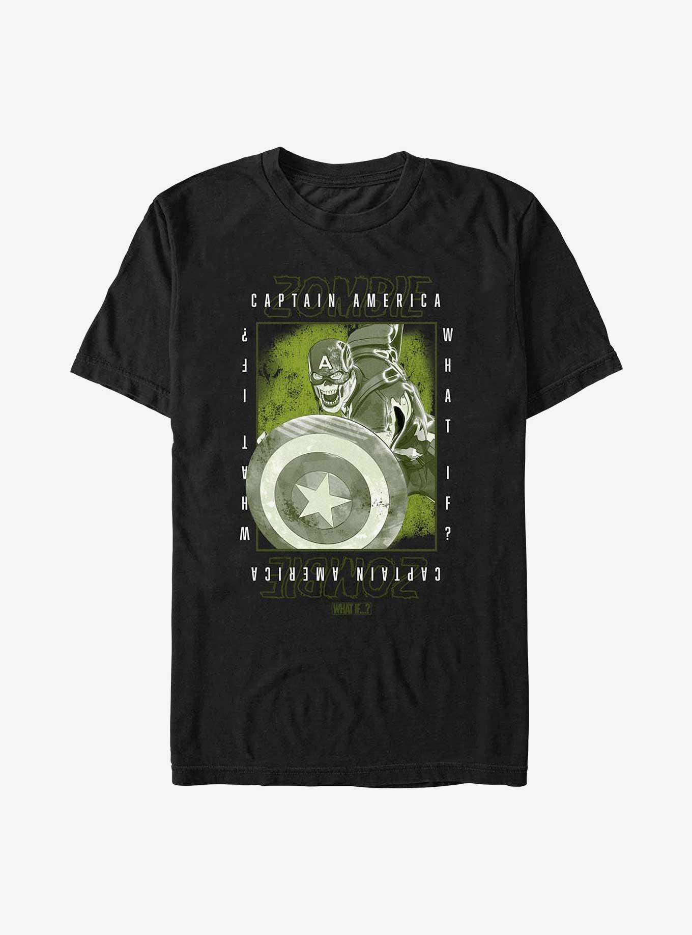 Marvel What If...? Boxed Zombie Cap T-Shirt, BLACK, hi-res