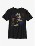 Marvel What If...? Zombie Cap Panels Youth T-Shirt, BLACK, hi-res