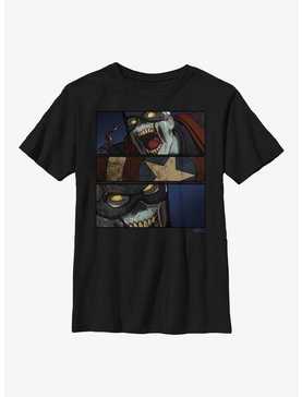 Marvel What If...? Zombie Cap Panels Youth T-Shirt, , hi-res