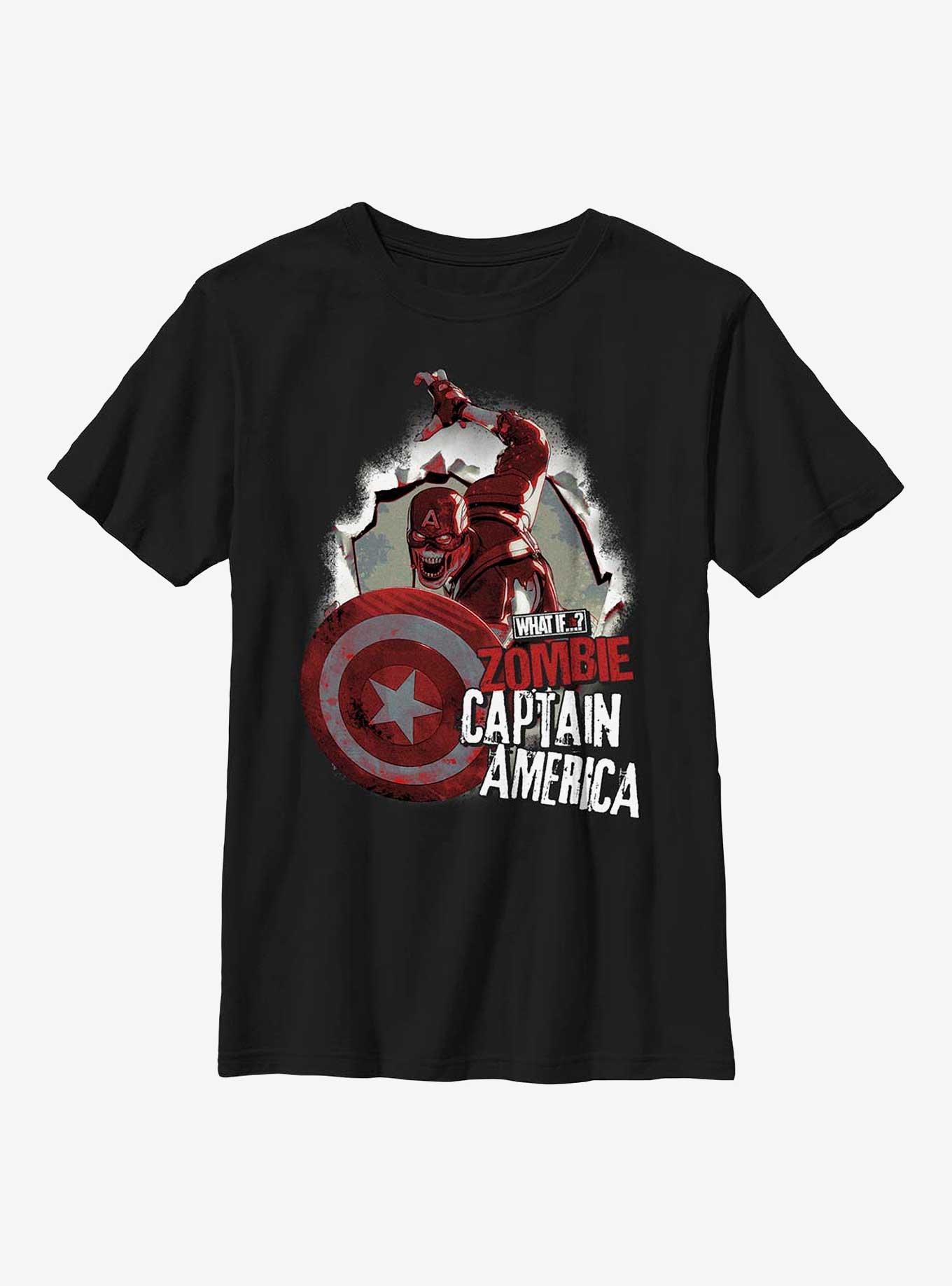 Marvel What If...? Zombie Cap Poster Youth T-Shirt, , hi-res