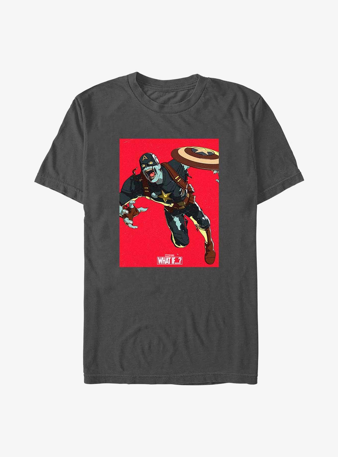 Marvel What If...? Zombies Comic Cover T-Shirt, CHARCOAL, hi-res