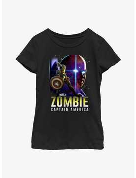 Marvel What If...? Watcher Zombie Cap Youth Girls T-Shirt, , hi-res