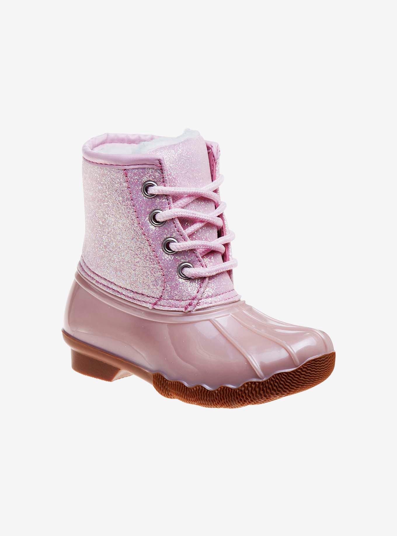 Kids Duck Boots Pink BoxLunch