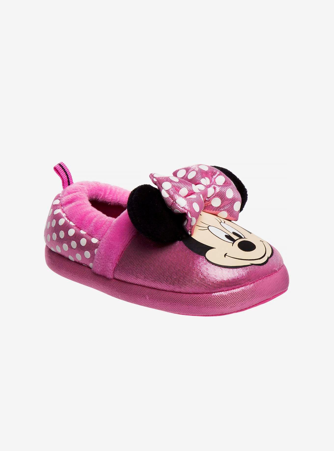 Disney Minnie Mouse Toddler Slippers Pink, , hi-res