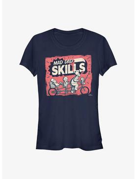 The Simpsons Mad Dad Skills Girls T-Shirt, , hi-res