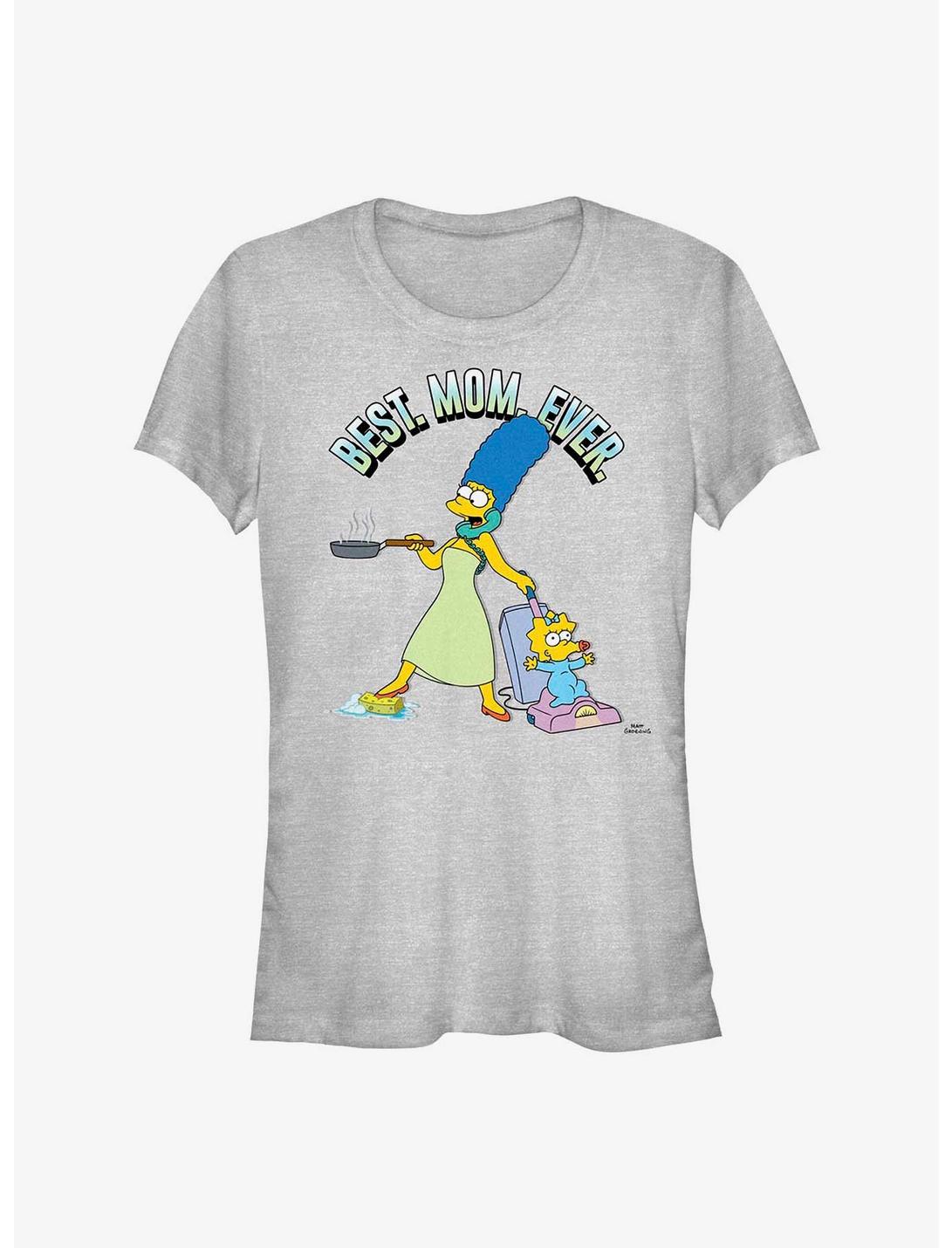 The Simpsons Best. Mom. Ever. Marge & Maggie Girls T-Shirt, ATH HTR, hi-res