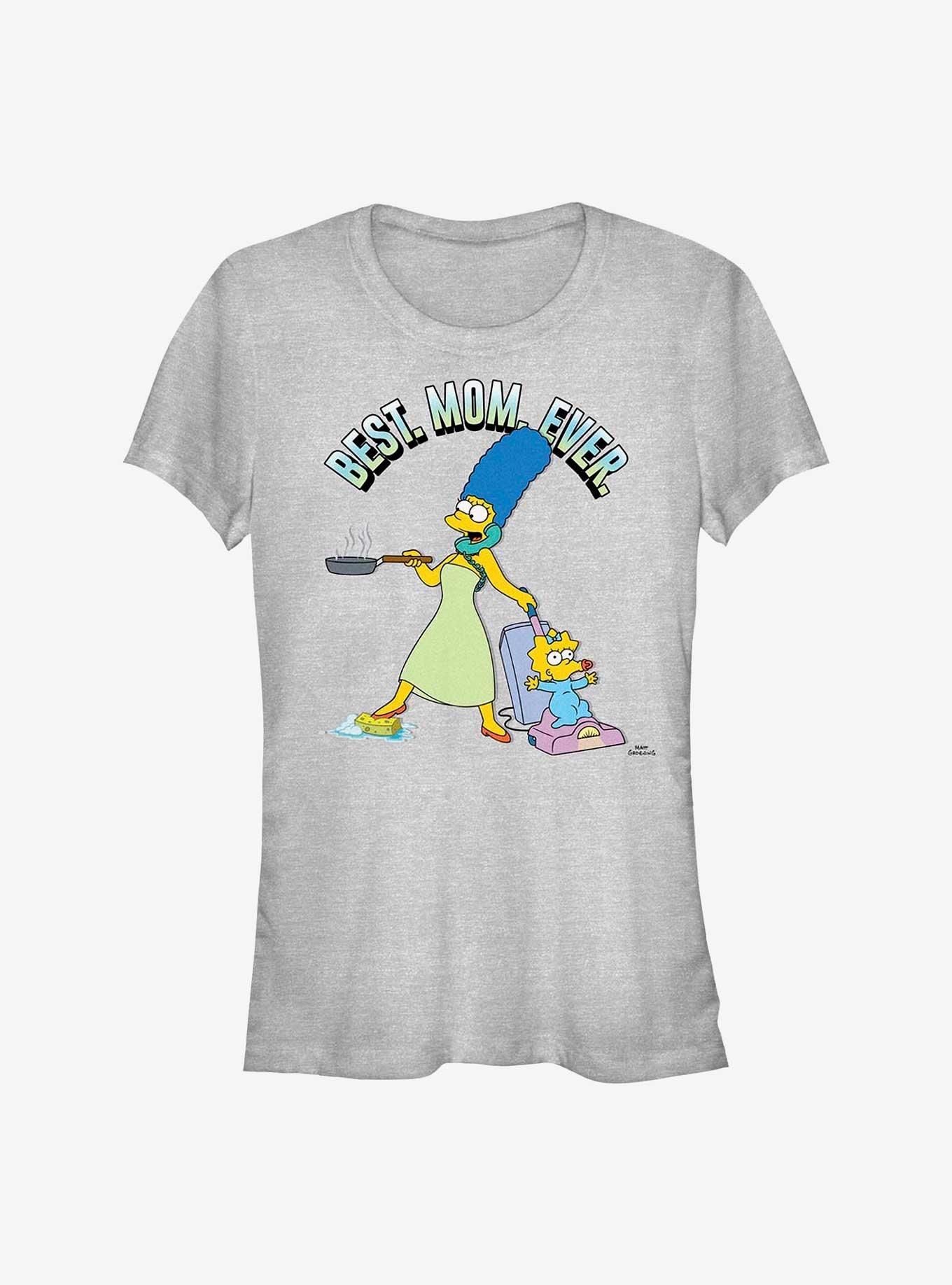 The Simpsons Best. Mom. Ever. Marge & Maggie Girls T-Shirt, ATH HTR, hi-res