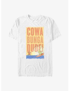 The Simpsons Cowabunga Dude! T-Shirt, WHITE, hi-res