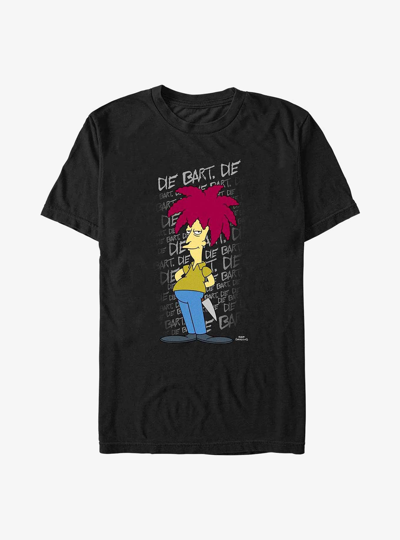 The Simpsons Die Bart Die Sideshow Bob T-Shirt, BLACK, hi-res